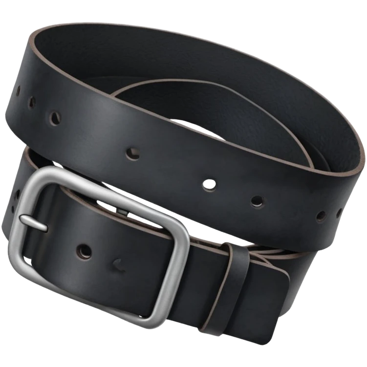 Belt with wind behind it  emoji
