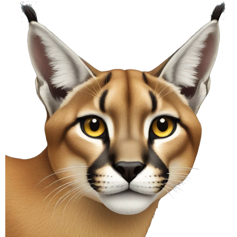 Caracal head emoji