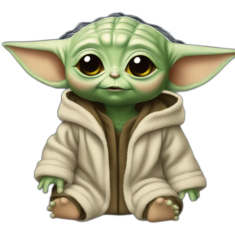 Baby yoda dj emoji