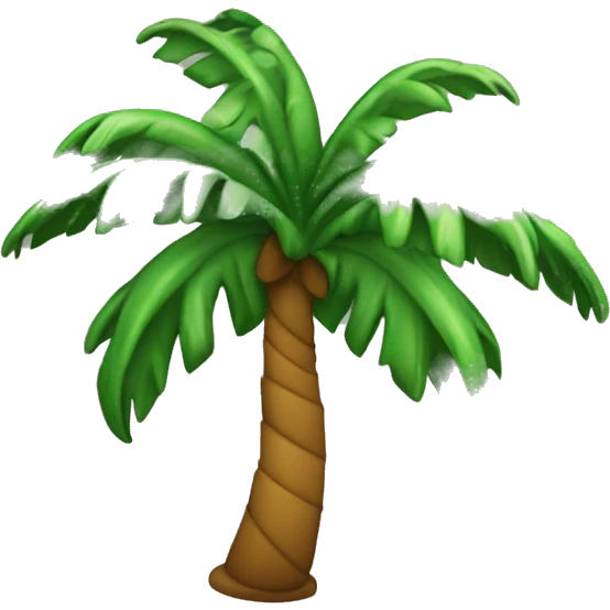 palmera bailando en la play emoji