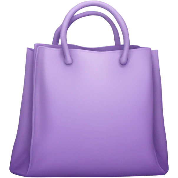 light purple bags emoji