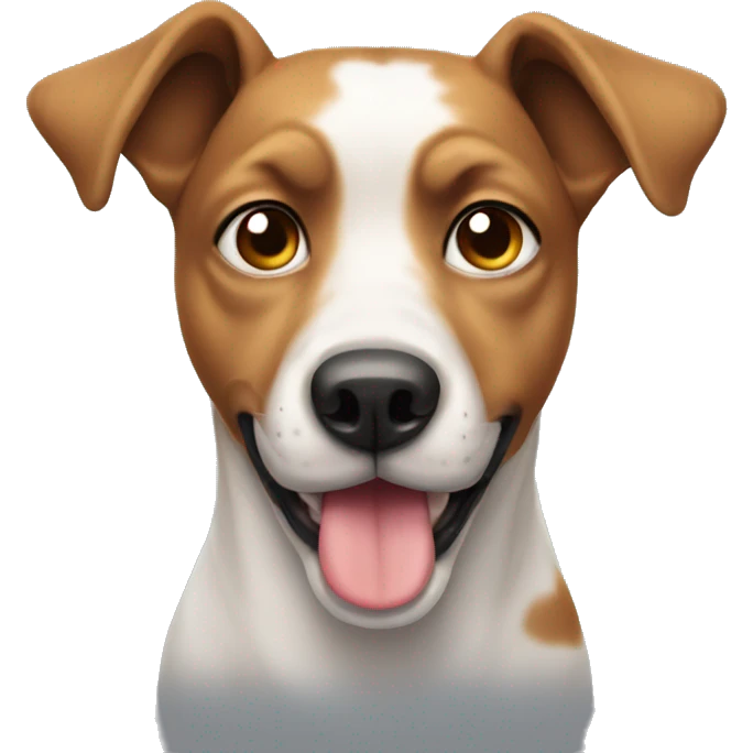 Dog with hearteyes emoji