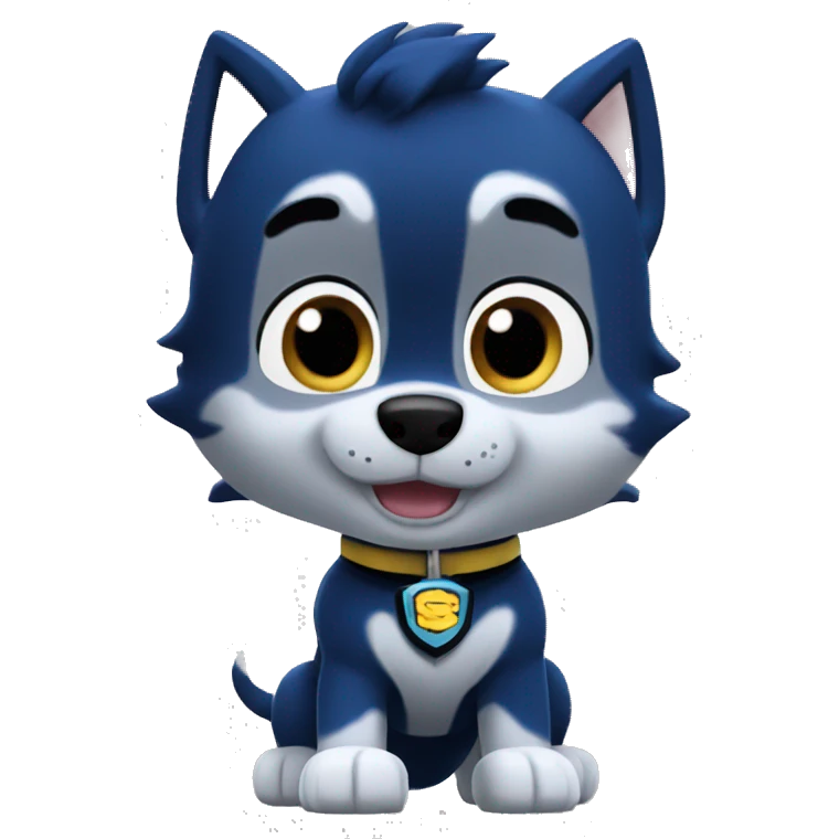 Chase paw patrol emoji