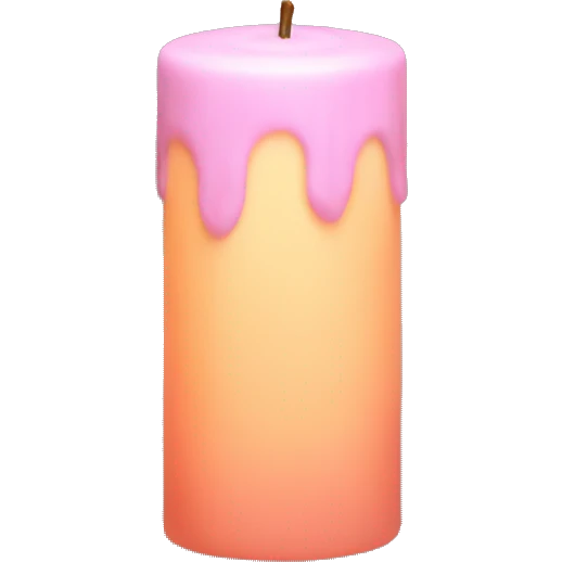 Pastel Candle autumn emoji