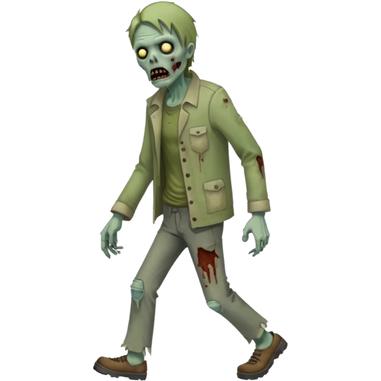 zombie full body walking emoji