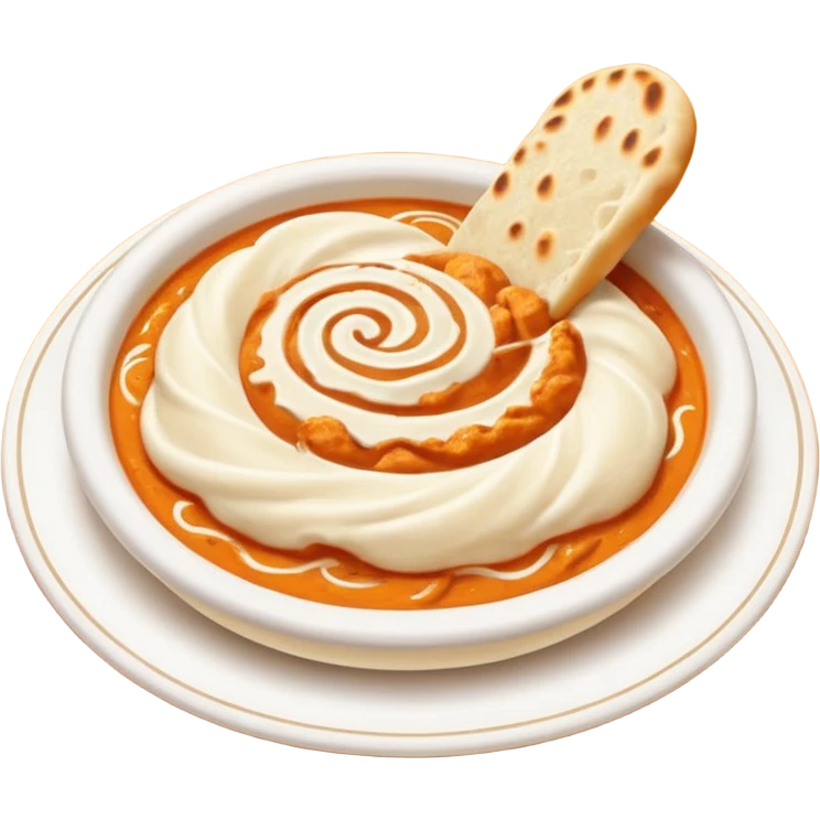 butter chicken and naan bread emoji