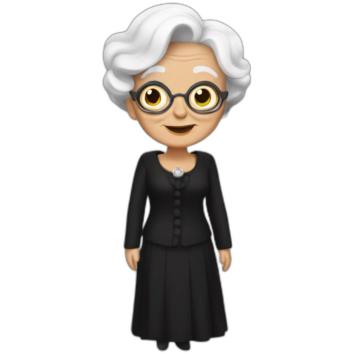 Abuela Addams emoji