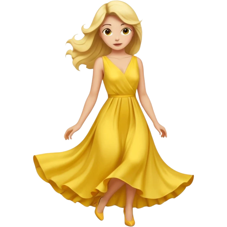 yellow dress emoji