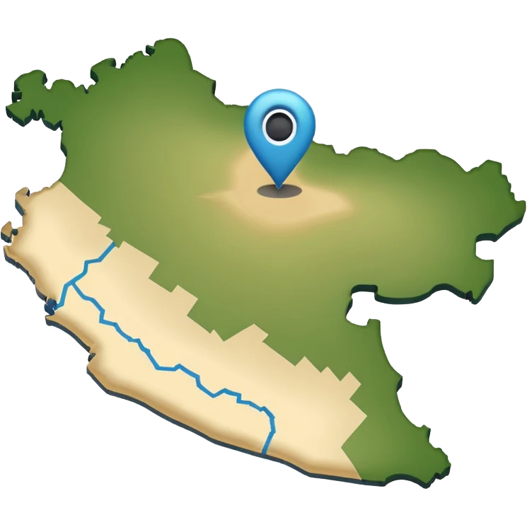 I want that you generate an exact Peru map emoji emoji