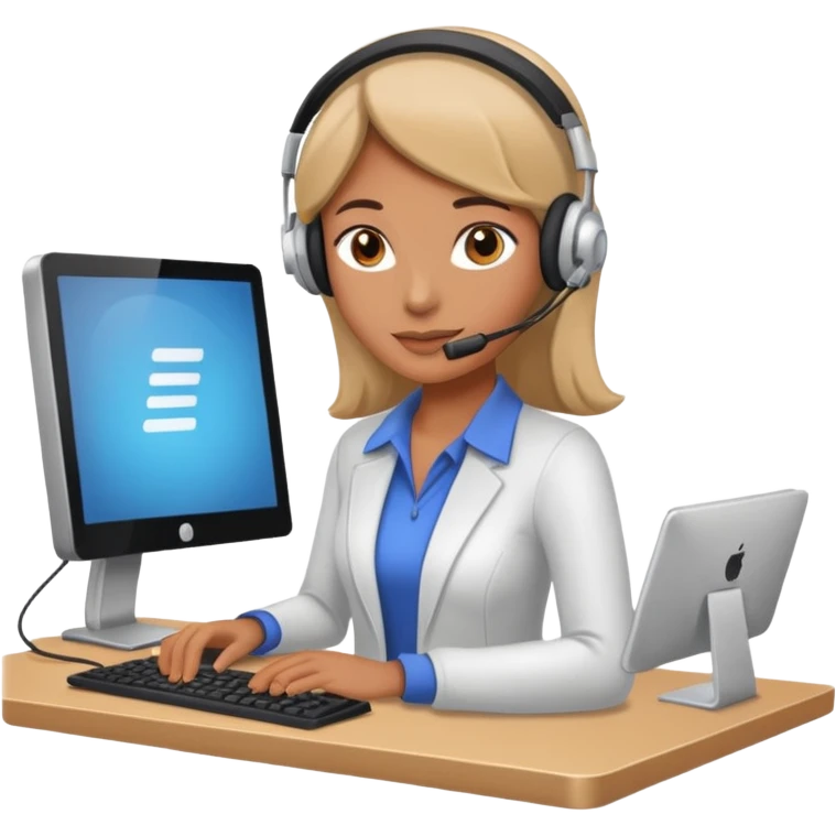 The woman working at the computer store emoji