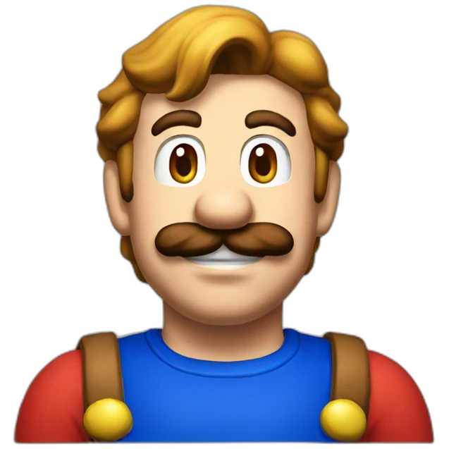 super mario portrait emoji