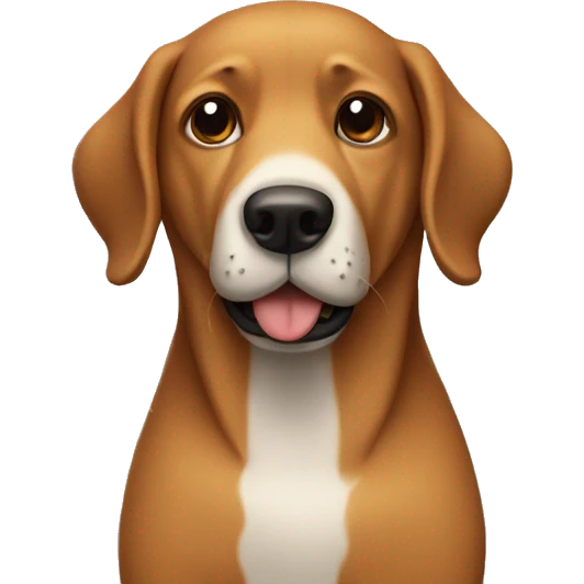 Dog Wearing a Beard emoji