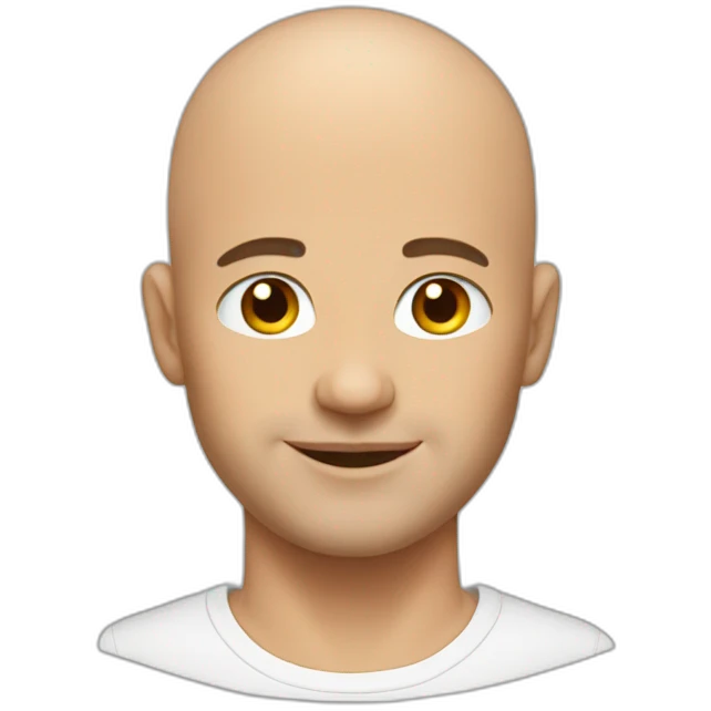Bald sexy man emoji