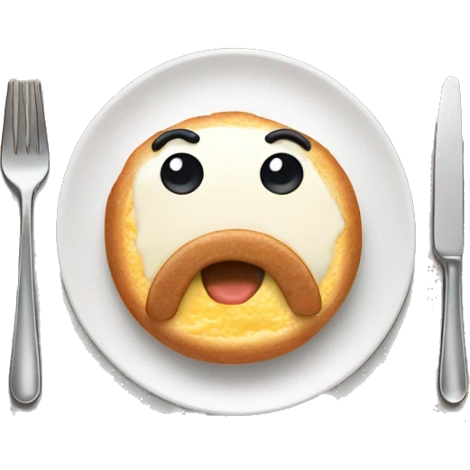 Hungry for breakfast emoji