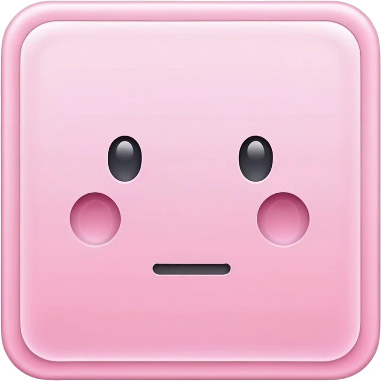 empty pink square emoji