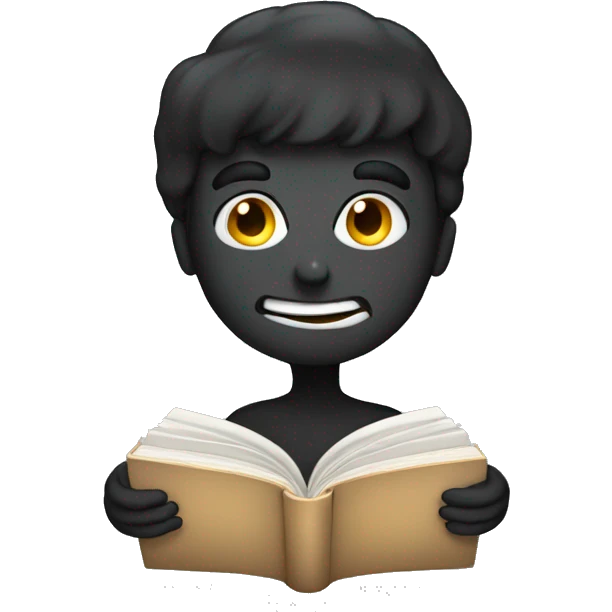 dark book emoji