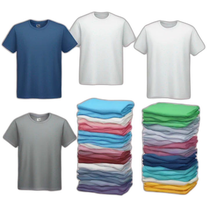 t-shirt stack emoji