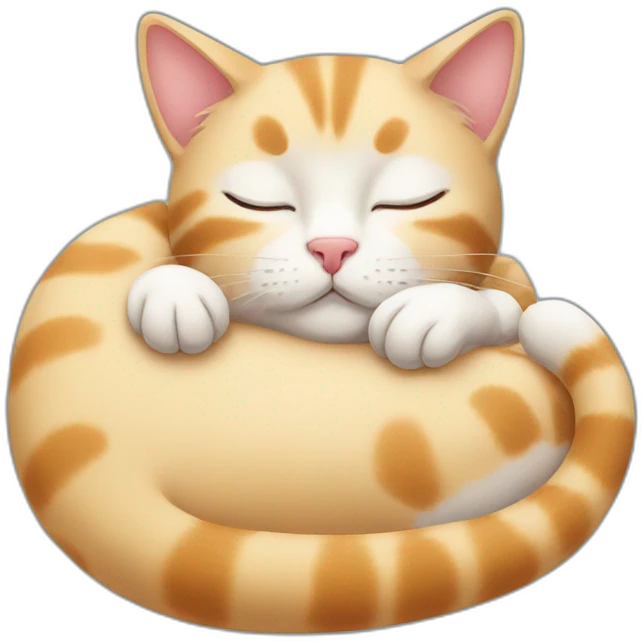Cat sleep emoji