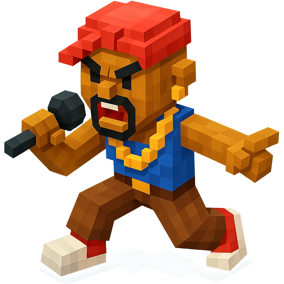 2Pac in a rap battle, dynamic pose, microphone in hand, intense expression emoji