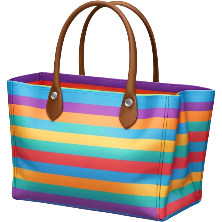 rainbow shopping bag 🛍️ emoji