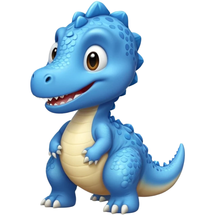 baby blue dinosaur emoji