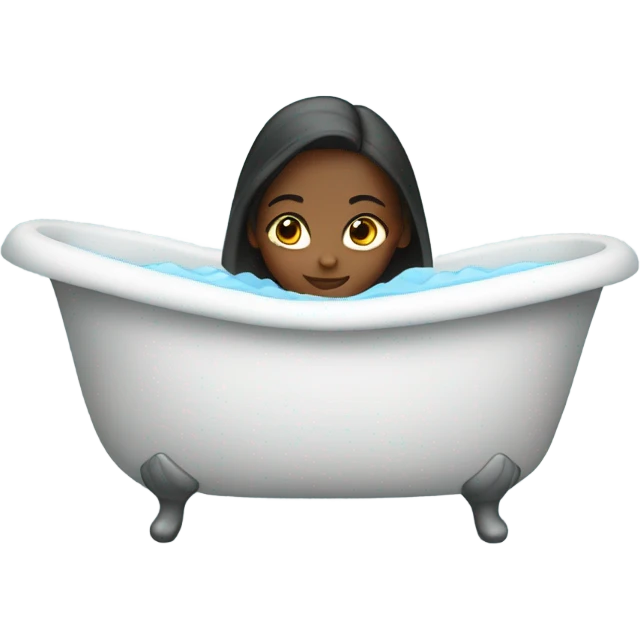 girl in tub emoji