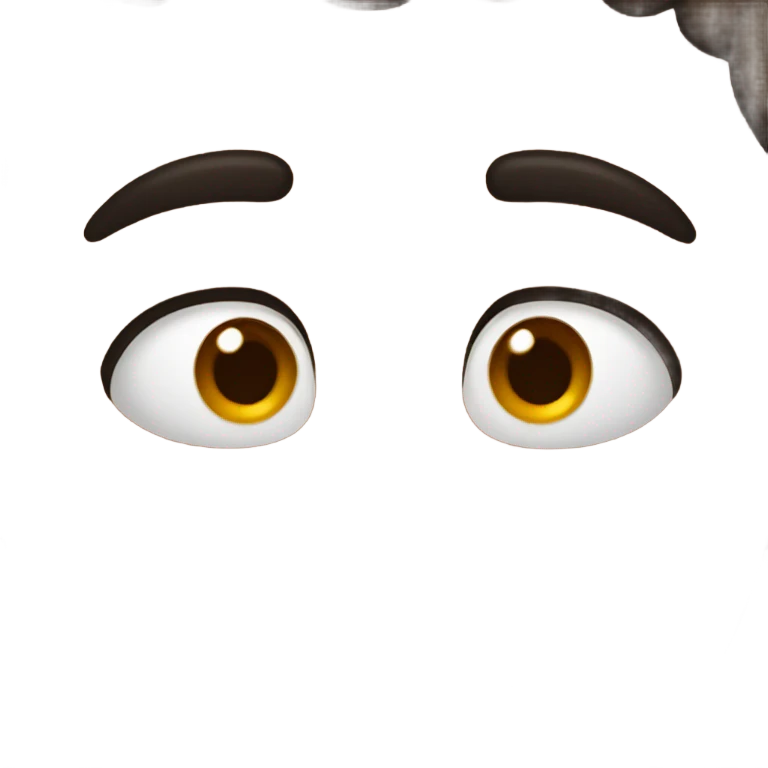 brown eyes emoji