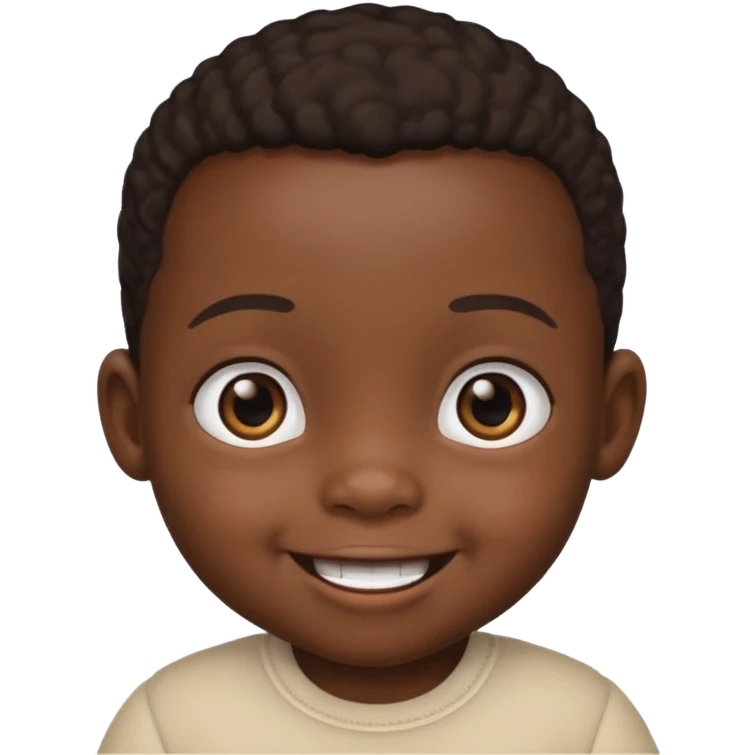 Black baby jesus emoji