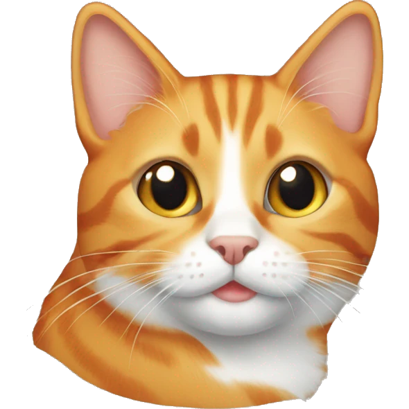 Orange tabby cat emoji