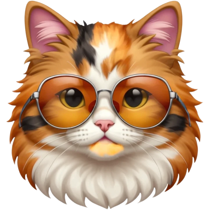 Cat wearing sunglasses emoji