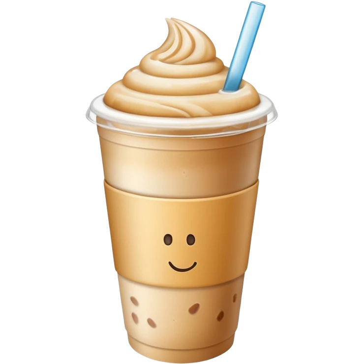 take away cup ice latte emoji