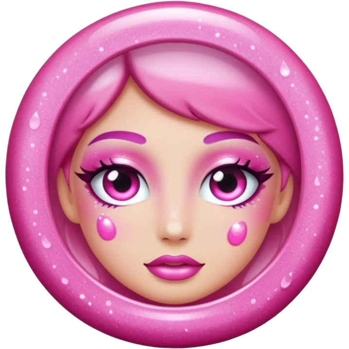 glitter liquid blush pack  emoji