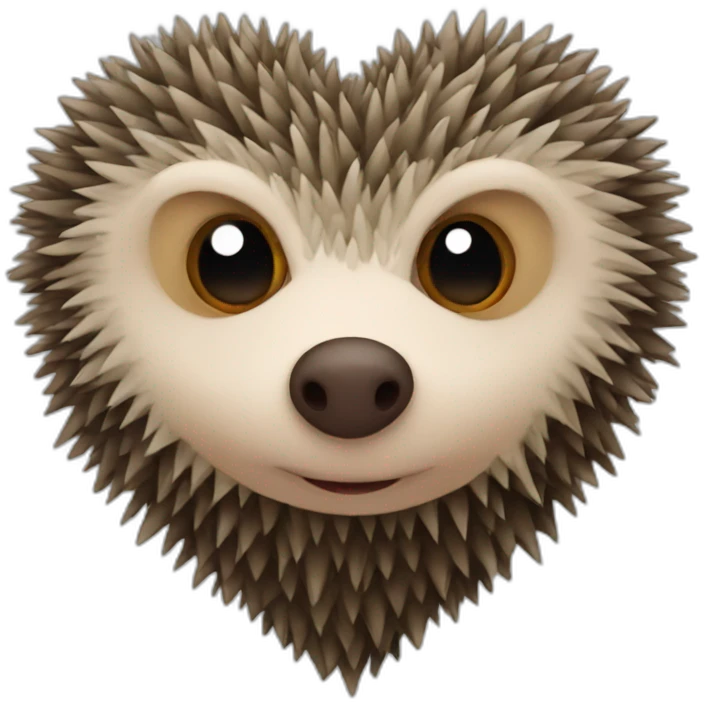 hedgehog heart emoji