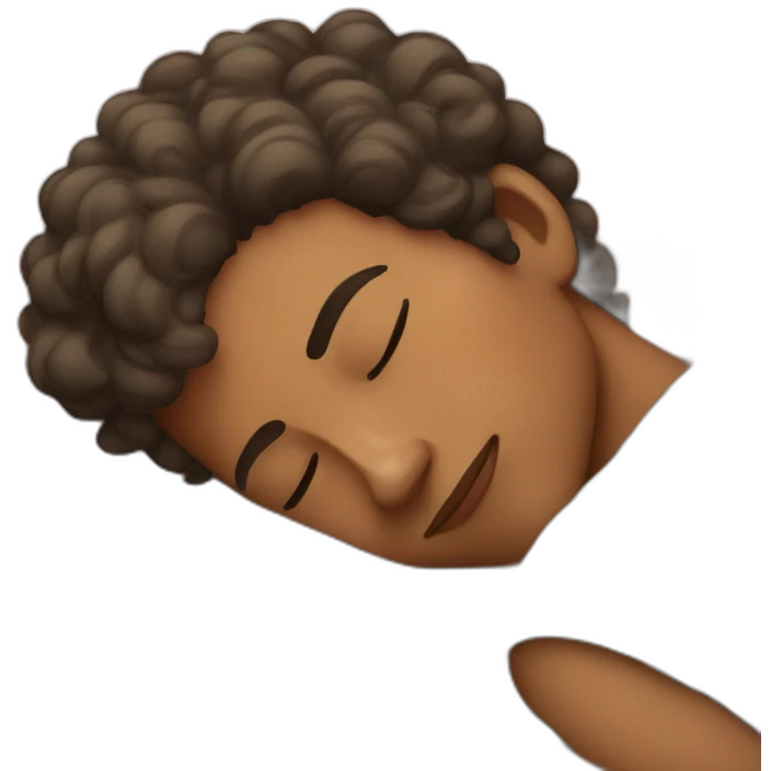 sleeping young man emoji