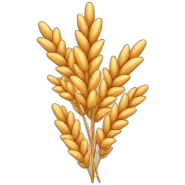 An oat grain emoji