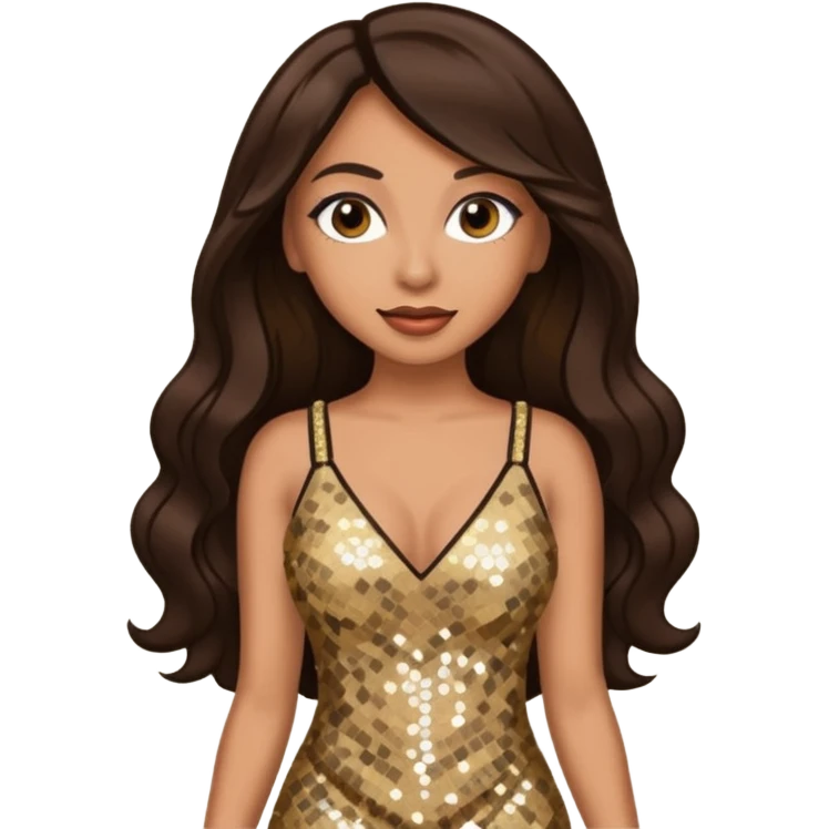 Mya, R&B Singer with long dark brown hair  emoji