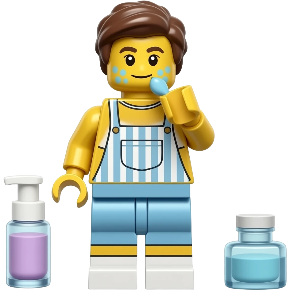 Skin care Lego chan emoji