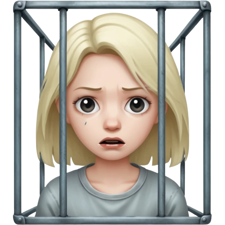 Sally locked in a cage emoji