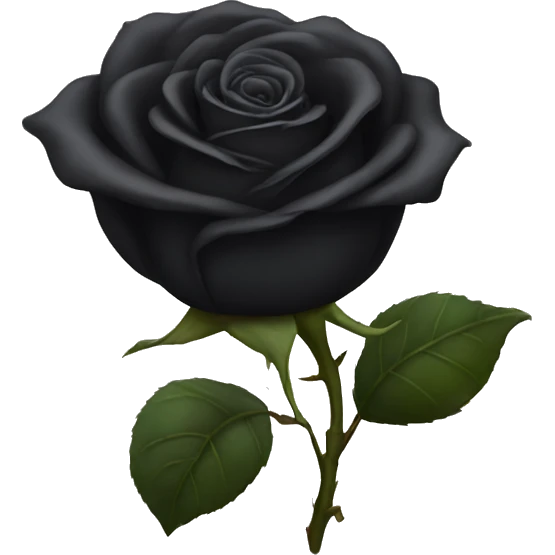 black rose emoji