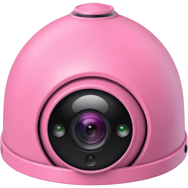 Security Camera pink  emoji