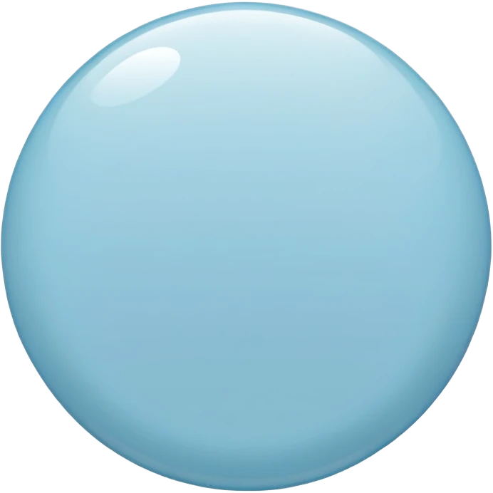 light blue spot of color emoji