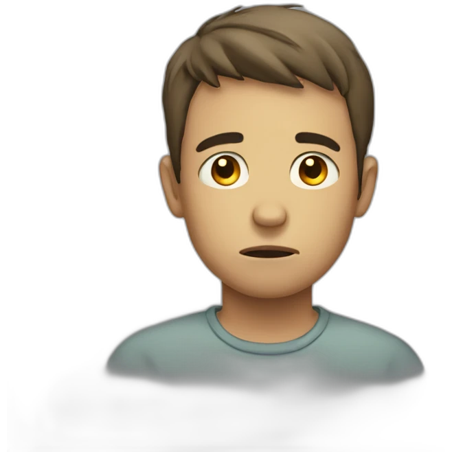 Sad boy emoji
