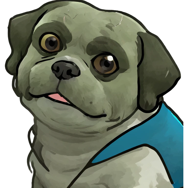 Samurai shih tzu emoji