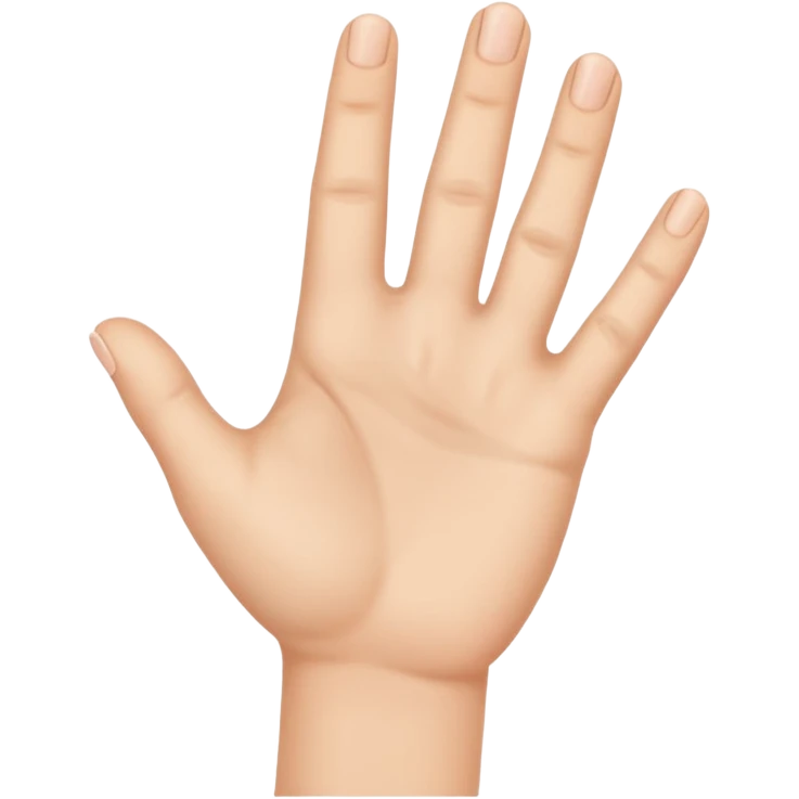 hi hand emoji