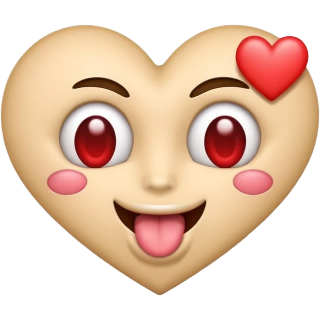 Emoji with heart-shaped eyes, but inside the hearts are dollar signs, and the emoji is sticking out its tongue. emoji