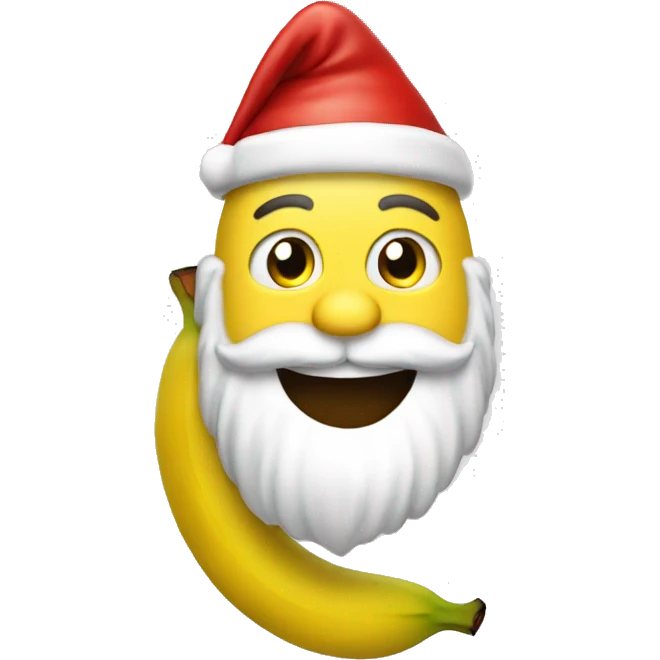 Banana santa emoji