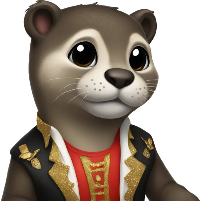 Elvis otter emoji