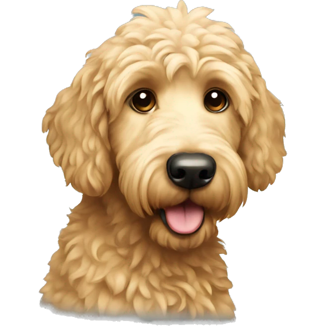 Golden doodle emoji