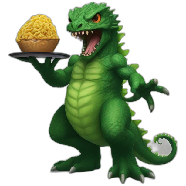 hungry godzilla cthulhu emoji