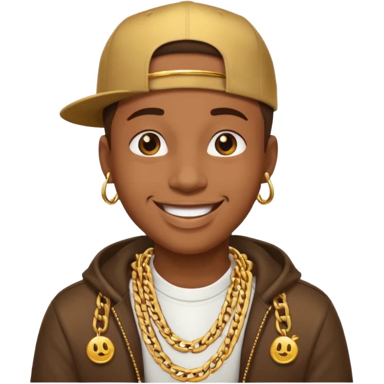 happy rapper emoji